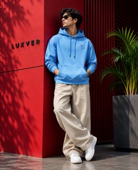 sky blue hoodie