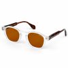 Luxury Frosted Transparent Square Sunglasses