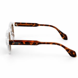 Luxury Frosted Transparent Square Sunglasses