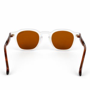Luxury Frosted Transparent Square Sunglasses