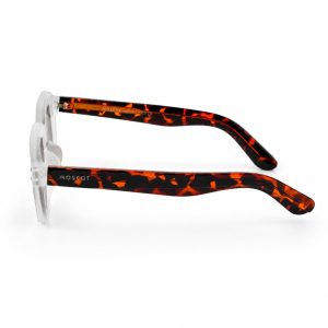 Frosted White Square Sunglasses